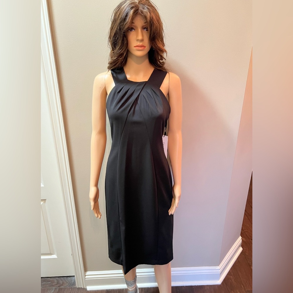 NWT Calvin Klein Black Sleeveless Dress Sz10